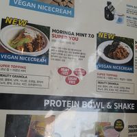 Menu (excerpt) at Beauty Grocery in Seoul