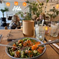 Vegan zalm bowl   at Bowls 'n Rolls in Leeuwarden