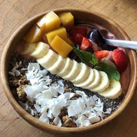 pink pitaya bowl  at Bowls 'n Rolls in Leeuwarden