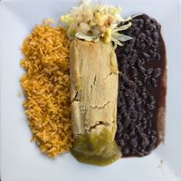 Vegan Chicken Tamale at Canby Asparagus Farm / Casa de Tamales in Milwaukie