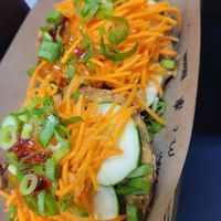 Casey's Thai Bagel 🤤🤤🤤 at Los Bagels in Arcata