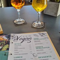 The vegan menu at Boulevard 17 in Vlissingen