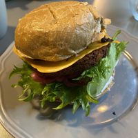 Vegan burger  at Halifax Burgers in Koege