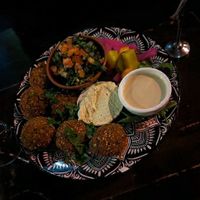 Falafel plate at Hannibal in Glebe