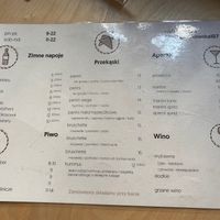 Menu pt 2 at Przedza in Lodz