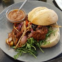 Sandwich satay at De DorpsKamer in Ermelo