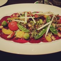 Beetroot carpaccio at De DorpsKamer in Ermelo