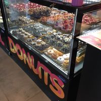 Choices; today about 8 vegan kinds  at Royal Donuts - Stuttgarter Str in Stuttgart