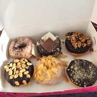received this vegan donut box as a Christmas present 💝  at Royal Donuts - Stuttgarter Str in Stuttgart