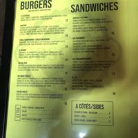 Menu at Obscene Vegane - Cloud kitchen in Montreal