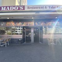 Inside and outside seating at Mados Kebap in Uster