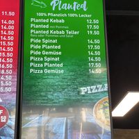The „Planted“ menu at Mados Kebap in Uster