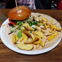 Burger at Mados Kebap in Uster