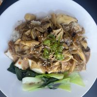 Mushroom adobo  at Nan's Noodle House in Calgary