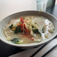Veggie Ramen with added Tofu at Tokai Ramen in Moncton