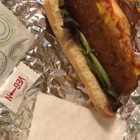 Beyond sausage with classic toppings  at Veg-n in Okemos