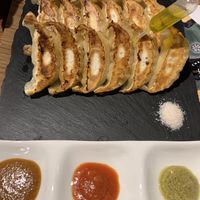 Gyoza   at Champagne & Gyoza Bar in Osaka