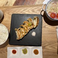   at Champagne & Gyoza Bar in Osaka