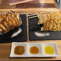   at Champagne & Gyoza Bar in Osaka