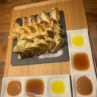 24 pieces vegan gyoza for 1630 Yens at Champagne & Gyoza Bar in Osaka
