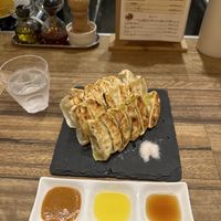   at Champagne & Gyoza Bar in Osaka