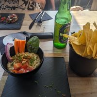 Chips and dip at WoodFiredShack in Bangor