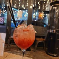 Pretty in Pink Cocktail at WoodFiredShack in Bangor