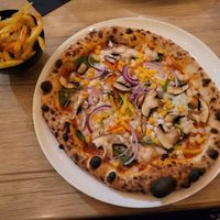 House Fries with Veggie Van Halen (Vg) at WoodFiredShack in Bangor