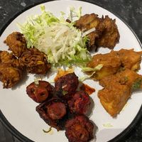 All vegan takeaway food   at Mughal Massala in Tipton