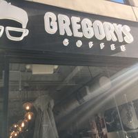 Front entrance at Gregory's Coffee - Park Ave in New York City