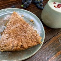 Heavenly apple pie at  Pineapple Papingo - Κουκουνάρι Πάπιγκο in Papingo