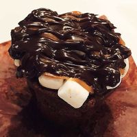 Chocolate Marshmallow Cupcake at Sans Gluten Artisan Bakery in Johnston
