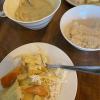 Yellow curry with added tofu at Kin Khao Thai Eatery in Crescent City