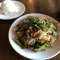 Pad See Eew (no eggs )  at Kin Khao Thai Eatery in Crescent City