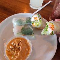 Summer rolls with tofu at Kin Khao Thai Eatery in Crescent City