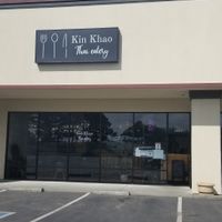 Outside  at Kin Khao Thai Eatery in Crescent City