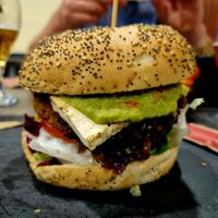 Vegan burger. at Davasa Burguer in Mallorca