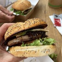 My photo doesn’t do this burger justice. It was really tasty and creative.   at Davasa Burguer in Mallorca