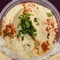 Hummusss at Mama's Hummus in Camarillo