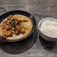 Massaman Curry with tofu at Thai @ Main Street in Durham