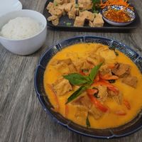 Red Curry with Tofu at Thai @ Main Street in Durham