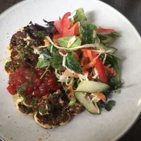 Cauliflower steak at Otaki Kitchen in Otaki