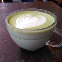 Matcha latte #Veganuary at das KARL in Dusseldorf