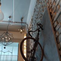 Wall above the table at das KARL in Dusseldorf