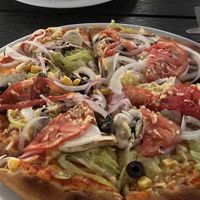   at Pizza Amici in Thasos