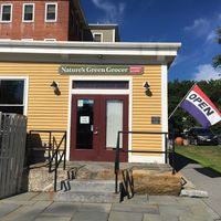 Front  at Natures Green Grocer Market in Peterborough