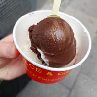 Dark chocolate and coconut at Dolce & Gelato in Cologne