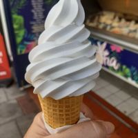 Vegan Mr Whippy in a GF cone! at Aloha in Sheringham