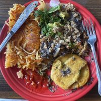 Vegan tostada   at Hen House Eatery in Minneapolis