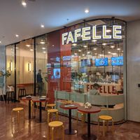 From outside at Fafelle in Stockholm